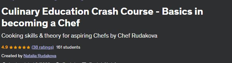 Culinary Education Crash Course - Basics in becoming a Chef