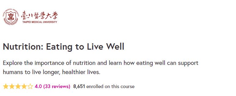 Nutrition: Eating to Live Well