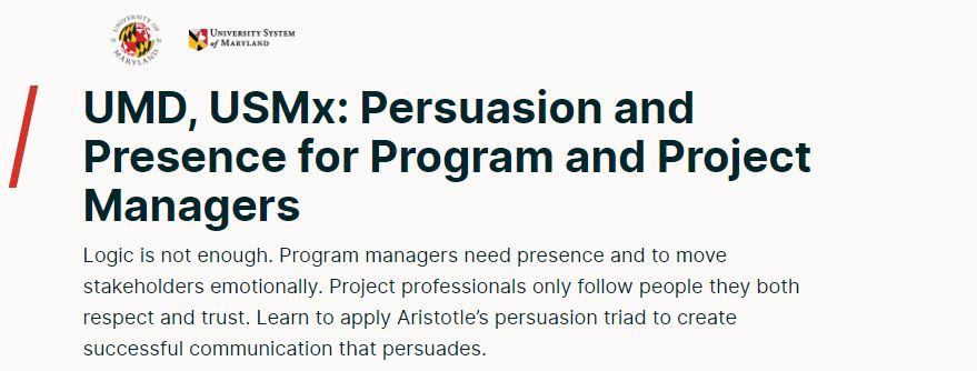 Persuasion and Presence for Program and Project Managers