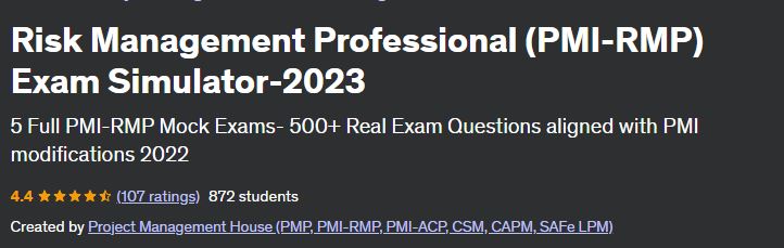 Risk Management Professional (PMI-RMP) Exam Simulator-2023