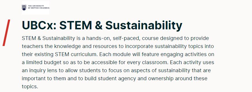 STEM & Sustainability