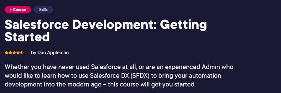 Salesforce Development: Getting Started