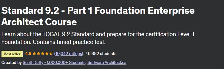 Standard 9.2 - Part 1 Foundation Enterprise Architect Course