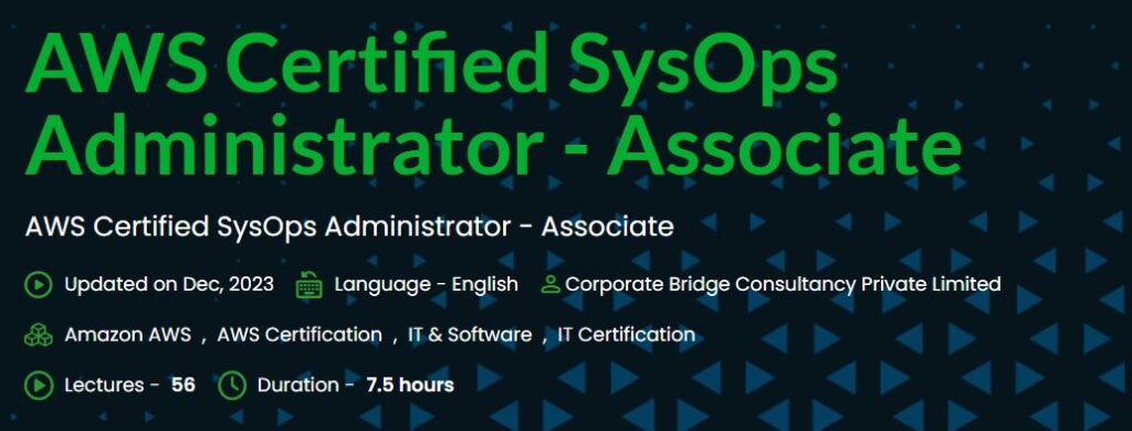 AWS Certified SysOps Administrator - Associates