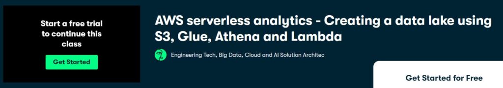 AWS serverless analytics - Creating a data lake using S3, Glue, Athena and Lambda