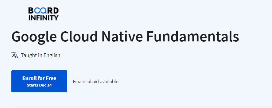 Google Cloud Native Fundamentals