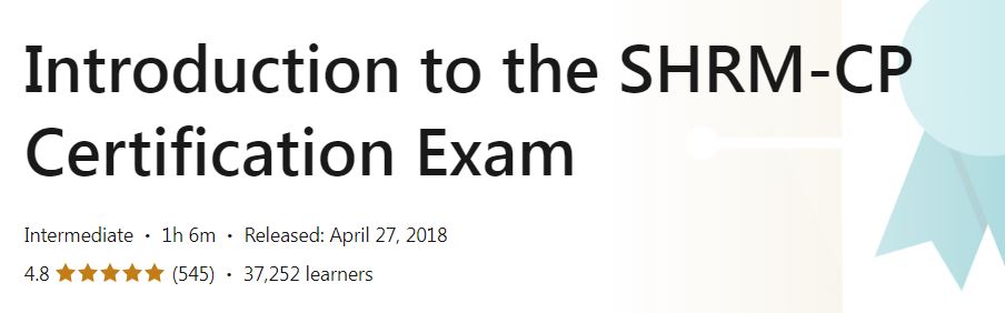 Introduction to the SHRM-CP Certification Exam