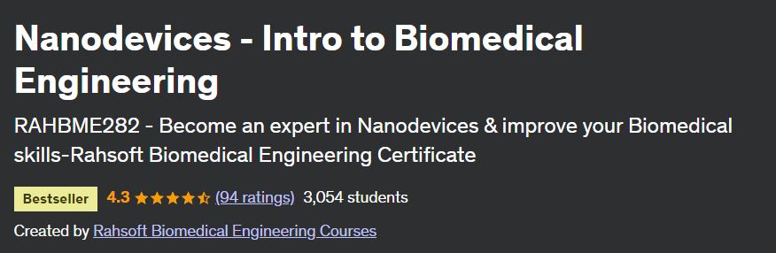 Nanodevices - Intro to Biomedical Engineering