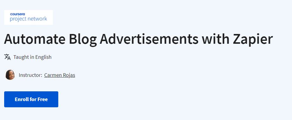 Automate Blog Advertisements with Zapier