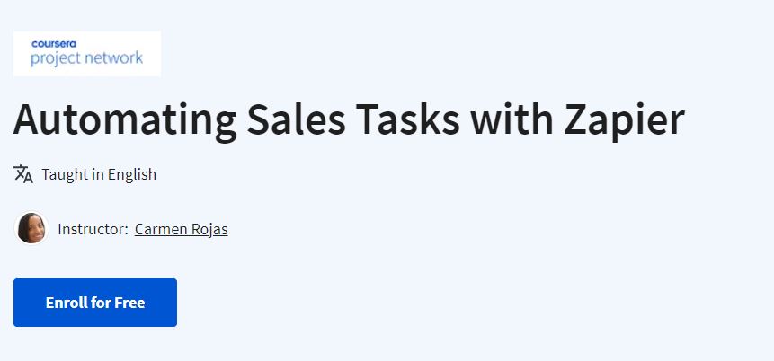 Automating Sales Tasks with Zapier