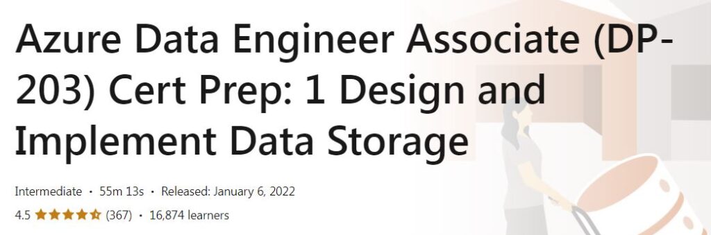 Azure Data Engineer Associate (DP-203) Cert Prep: 1 Design and Implement Data Storage