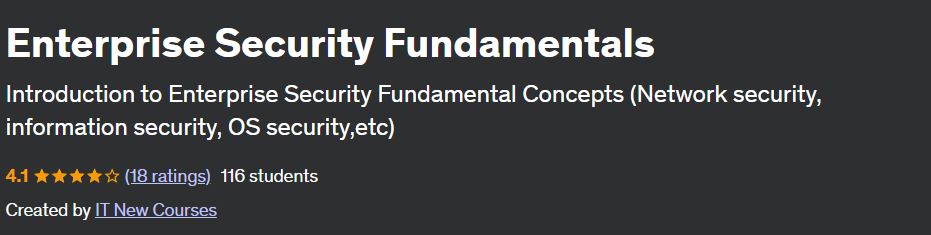 Enterprise Security Fundamentals