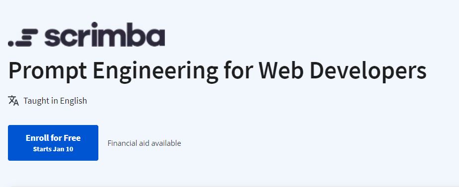 Prompt Engineering for Web Developers