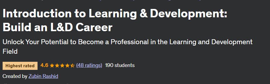 Introduction to Learning & Development: Build an L&D Career