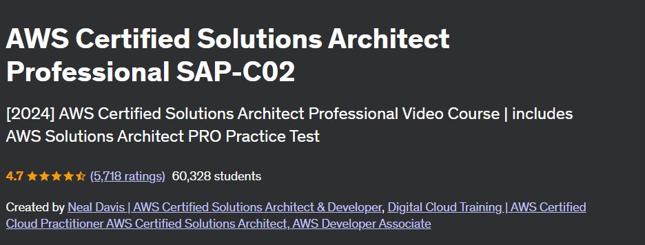 AWS Certified Solutions Architect Professional SAP-C02