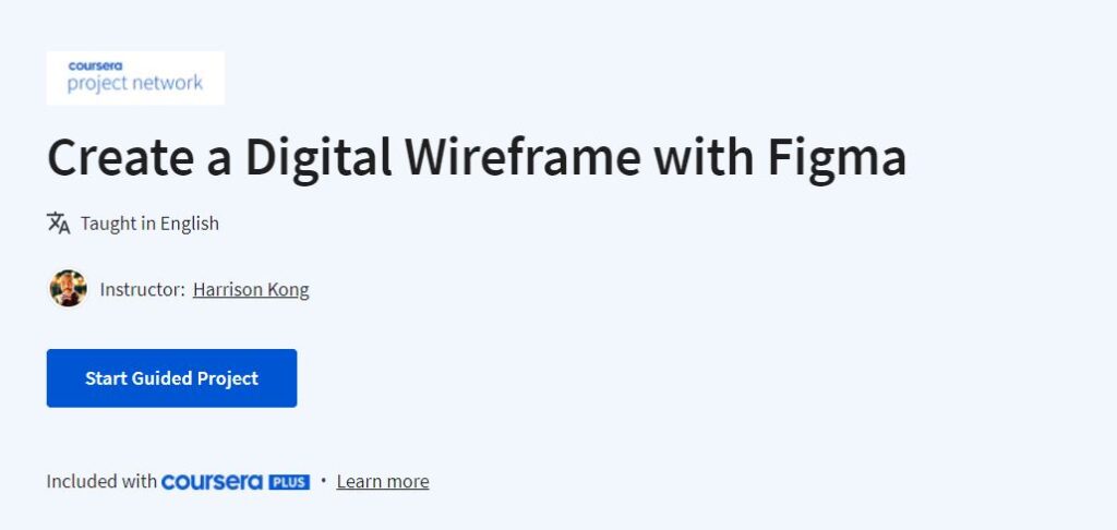 Create a Digital Wireframe with Figma