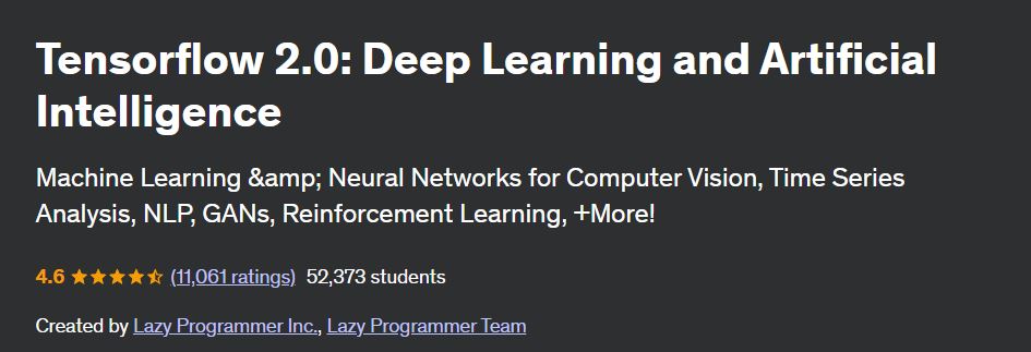 Deep Learning and Artificial Intelligence