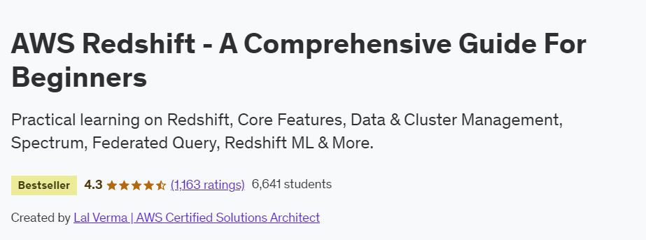 AWS Redshift - A Comprehensive Guide For Beginners