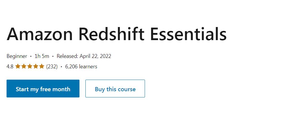 Amazon Redshift Essentials