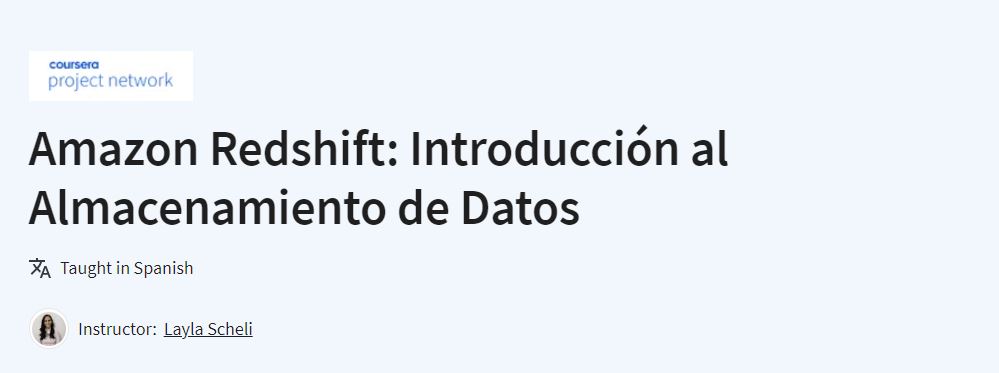 Amazon Redshift: Introducción al Almacenamiento de Datos