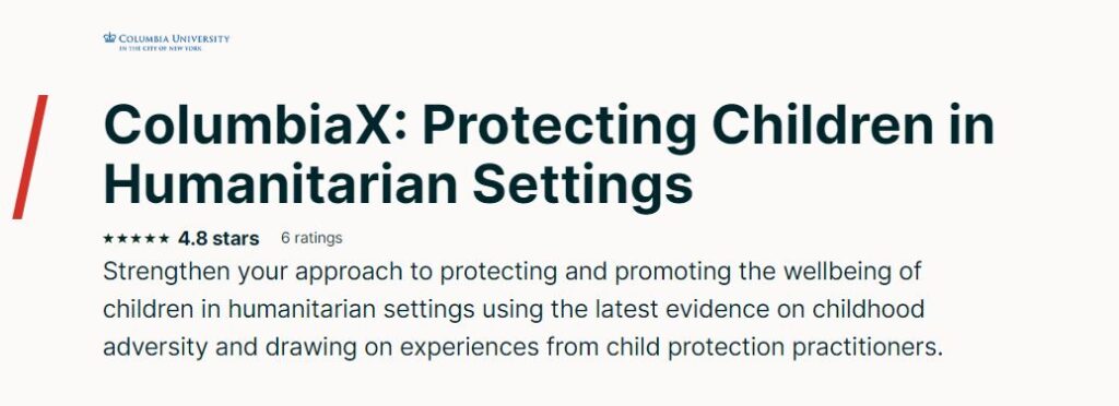 Protecting Children in Humanitarian Settings