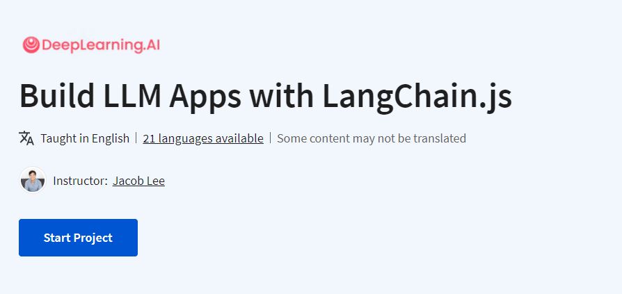 Build LLM Apps with LangChain