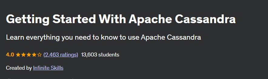 Getting Started With Apache Cassandra