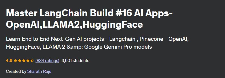 Master LangChain Build #16 AI Apps-OpenAI,LLAMA2,HuggingFace