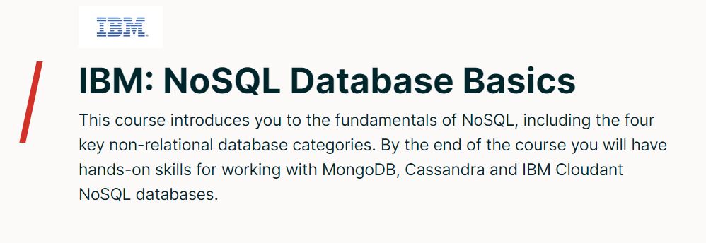 NoSQL Database Basics