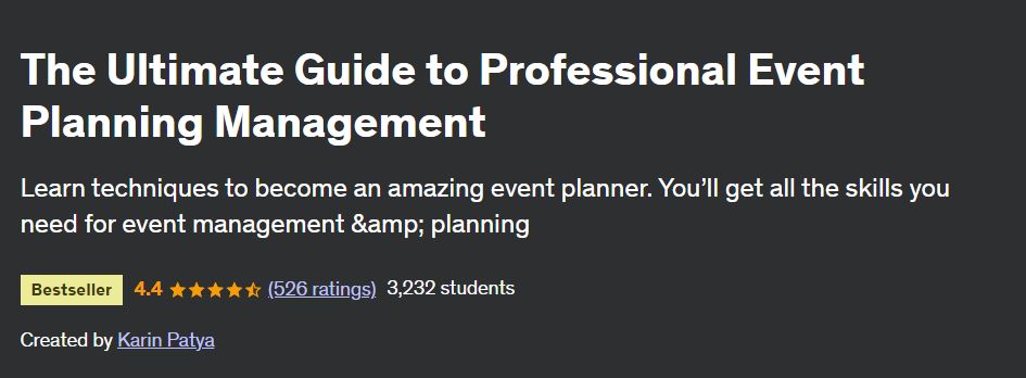 The Ultimate Guide to Professional Event Planning Management