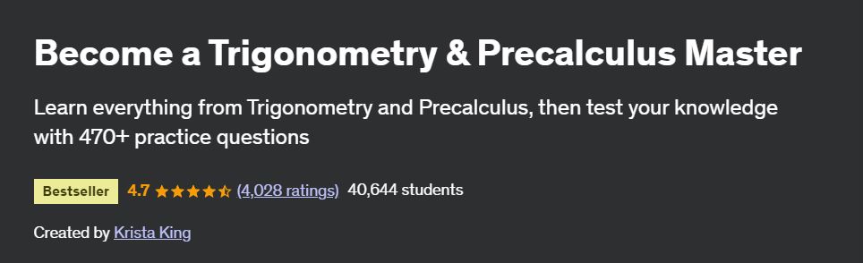 Become a Trigonometry & Precalculus Master