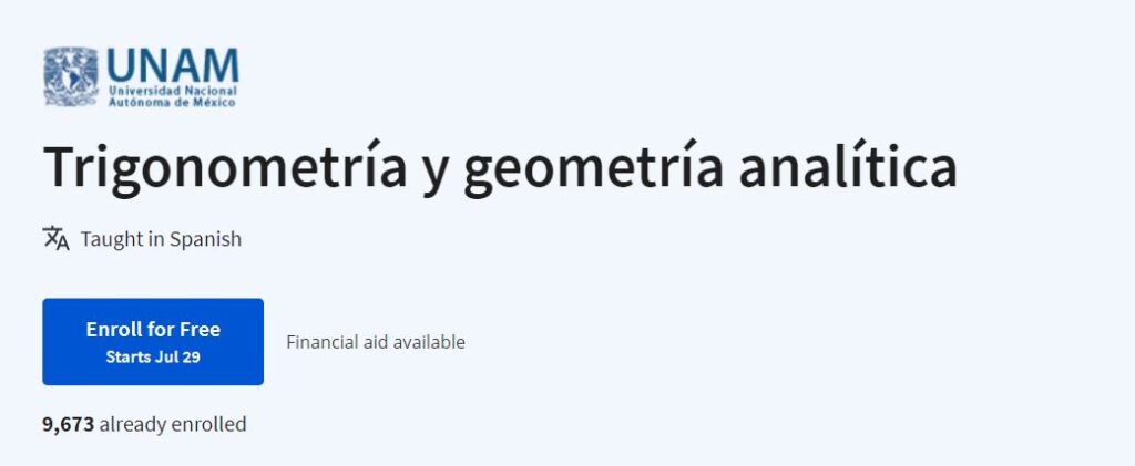 Trigonometría y geometría analítica 