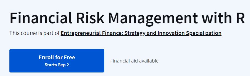 Financial Risk Management with R